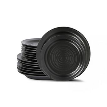 Stone Lain Orbit Stoneware 12 pc Round Dinnerware Set