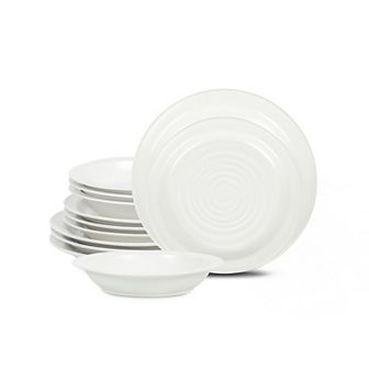 Stone Lain Orbit Stoneware 12 pc Round Dinnerware Set