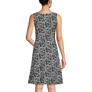 Petite Lands' End Boatneck Twist Dress
