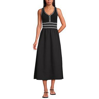 Women's Lands' End V-Neck Sweater Dress