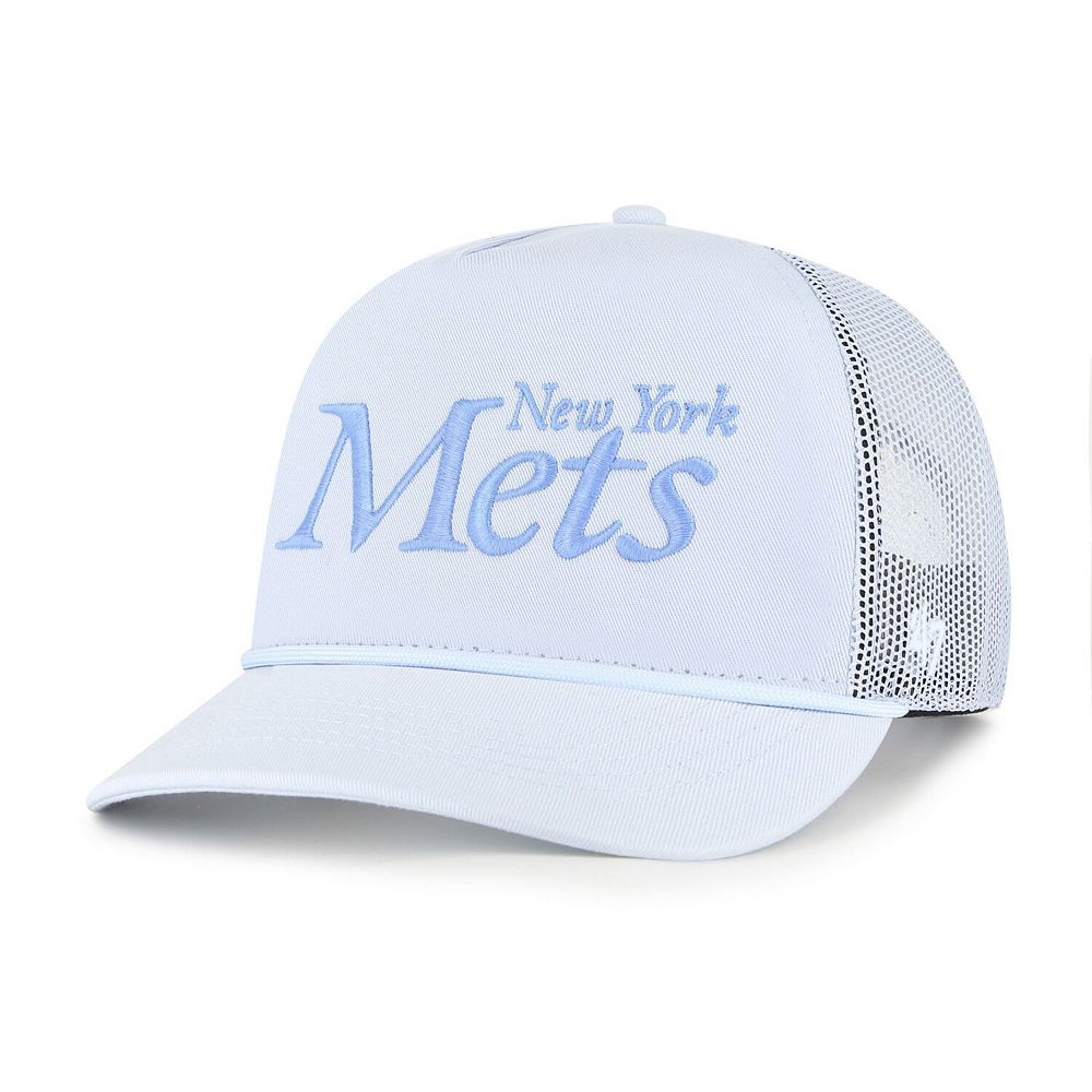 Men's '47 Light Blue New York Mets Foundation Script Hitch Adjustable ...