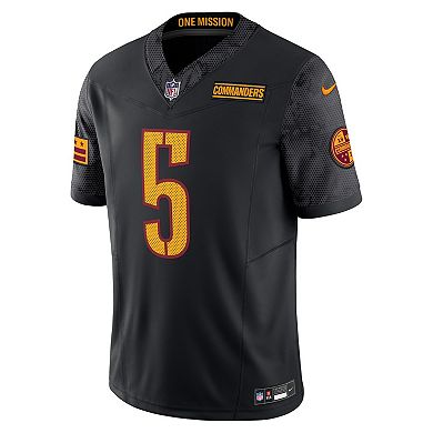 Men's Nike Jayden Daniels Black Washington Commanders Vapor F.U.S.E. Limited Jersey