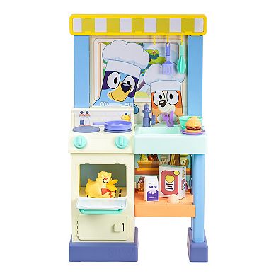 Bluey Deluxe Cook and Clean Kitchen Playset with Accessories