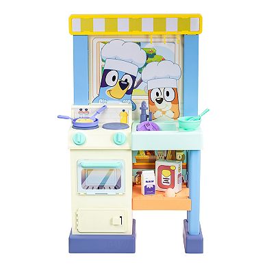 Bluey Deluxe Cook and Clean Kitchen Playset with Accessories