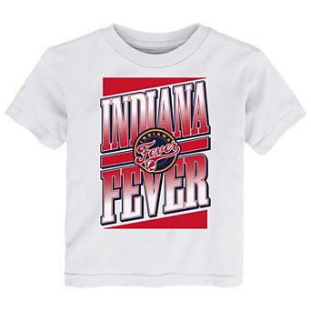 Toddler White Indiana Fever Team Stack T-Shirt