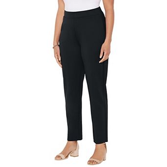 Catherines Women's Plus Size Liz&Me Slim Leg Ponte Knit Pant
