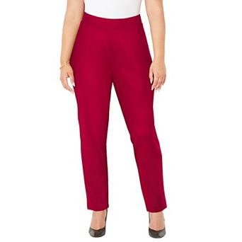 Catherines Women's Plus Size Liz&Me Slim Leg Ponte Knit Pant
