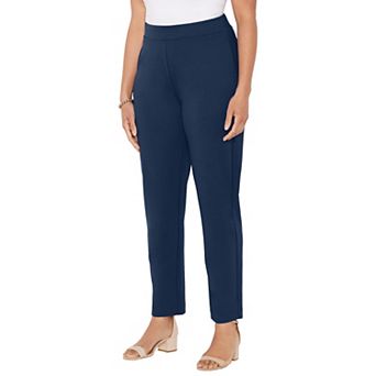 Catherines Women's Plus Size Liz&Me Slim Leg Ponte Knit Pant