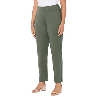 Catherines Women's Plus Size Liz&Me Slim Leg Ponte Knit Pant