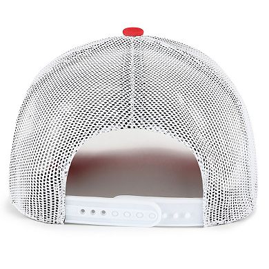Men's '47 Red Cincinnati Reds Meander Foam Trucker Snapback Hat
