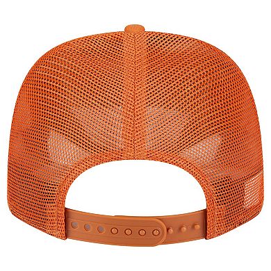 Men's New Era Texas Orange Texas Longhorns Primary 9SEVENTY Trucker Stretch-Snap Hat
