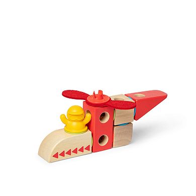 Melissa & Doug Blockables Vehicles Building Set