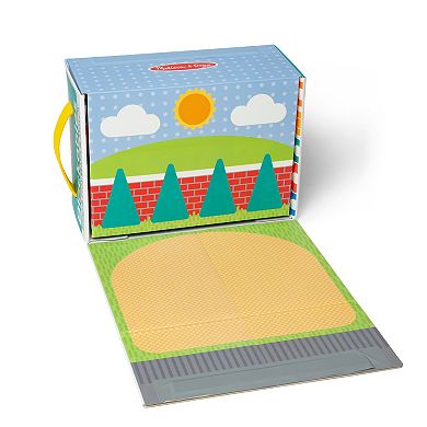 Melissa & Doug Blockables Town Snap And Play Connectable Building Blocks Set