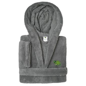 Linum Home Textiles Super Plush Double Brushed Hooded Bathrobe