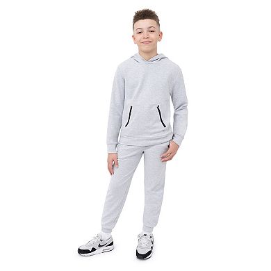 Boys Layer 8 Popcorn Joggers with Zipped Pockets