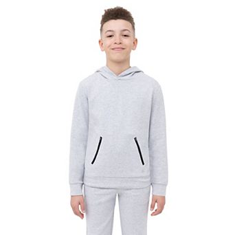 Boys 8-20 Layer 8 Popcorn Hoodie with Zipped Pocket