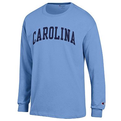 Men's Champion Carolina Blue North Carolina Tar Heels Basic Arch T-Shirt