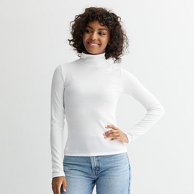 Mockneck Tops Kohls Mock Turtleneck Women's Sleeveless Mock Neck