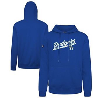 Men's�Levelwear Royal Los Angeles Dodgers Podium Fleece Pullover Hoodie