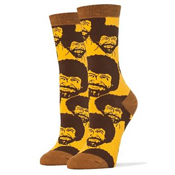 Bob Ross Flash Mob Socks