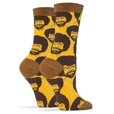 Bob Ross Flash Mob Socks