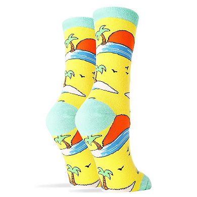 Sunset Mid-Calf Crew Socks