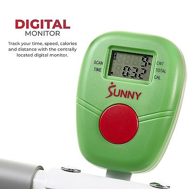 Sunny Health & Fitness Smart Upright Row-N-Ride® Exerciser