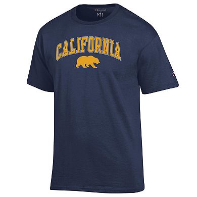 Men's Champion® Navy Cal Bears Arch Over Logo T-Shirt