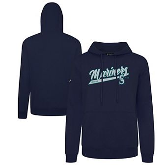 Men's�Levelwear Navy Seattle Mariners Podium Fleece Pullover Hoodie