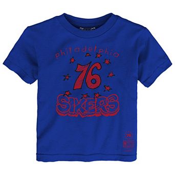 Toddler Mitchell & Ness Royal Philadelphia 76ers Favorite Team T-Shirt