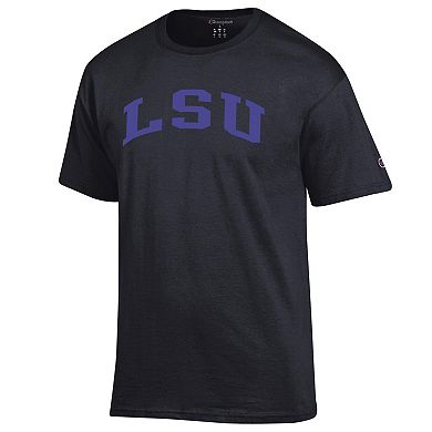 Men's Champion Black LSU Tigers Basic Arch T-Shirt
