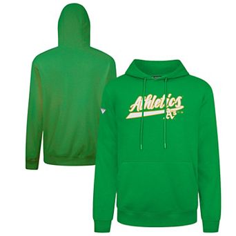 Men's�Levelwear Green Oakland Athletics Podium Fleece Pullover Hoodie