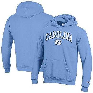 Men's Champion® Carolina Blue North Carolina Tar Heels Arch Over Logo Pullover Hoodie