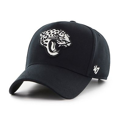 Men's '47 Black Jacksonville Jaguars Foundation Offside Adjustable Hat