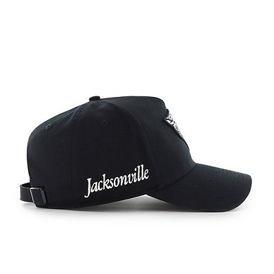 Men's '47 Black Jacksonville Jaguars Foundation Offside Adjustable Hat