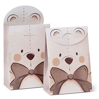 Big Dot of Happiness We Can Bearly Wait - Teddy Bear Baby Shower Gift Favor Bags