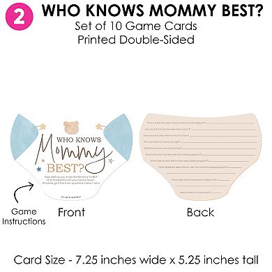 Big Dot of Happiness We Can Bearly Wait - 4 Teddy Bear Baby Shower Games