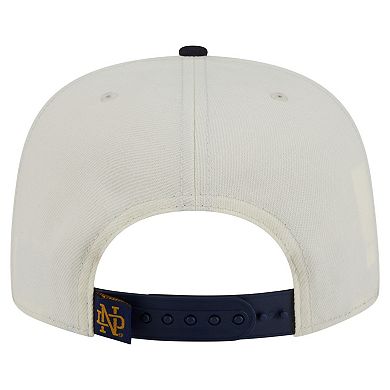 Men's New Era White Notre Dame Fighting Irish Collegiate 9FIFTY A-Frame Snapback Hat