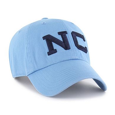 Men's '47 Carolina Blue North Carolina Tar Heels Vault Clean Up Adjustable Hat