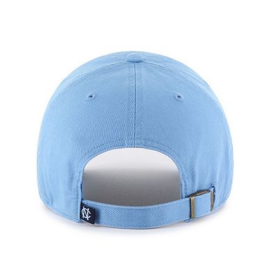 Men's '47 Carolina Blue North Carolina Tar Heels Vault Clean Up Adjustable Hat
