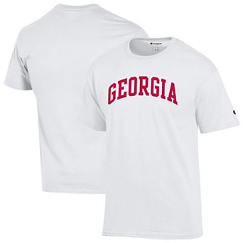 Men's Champion White Georgia Bulldogs Basic Arch T-Shirt