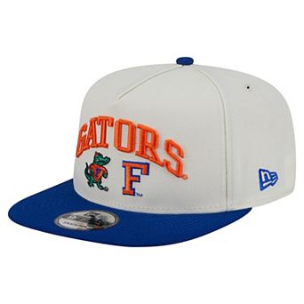Men's New Era White Florida Gators Collegiate 9FIFTY A-Frame Snapback Hat