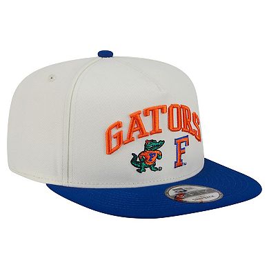 Men's New Era White Florida Gators Collegiate 9FIFTY A-Frame Snapback Hat
