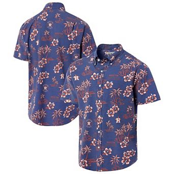 Men's�Reyn Spooner Navy Houston Astros Kekai Performance Button-Up Top