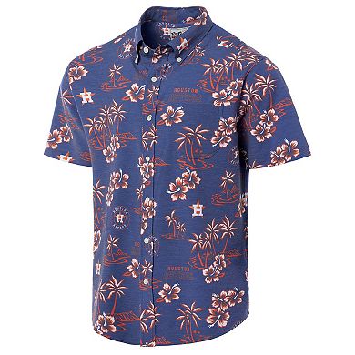 Men's Reyn Spooner Navy Houston Astros Kekai Performance Button-Up Top