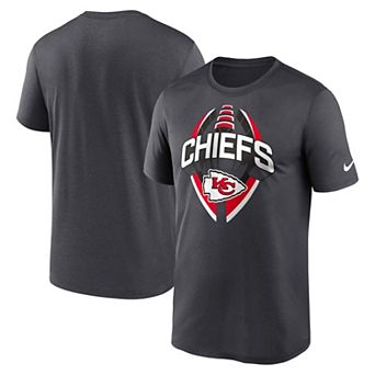 Men's Nike Gray Kansas City Chiefs Legend Icon Performance T-Shirt
