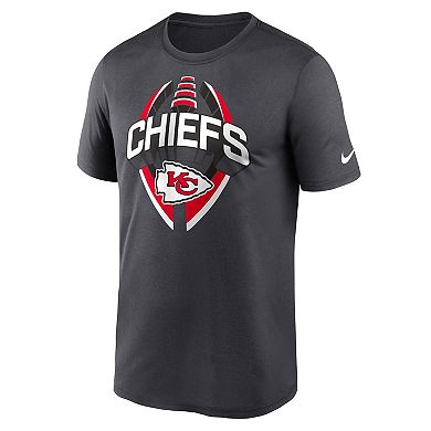 Men's Nike Gray Kansas City Chiefs Legend Icon Performance T-Shirt