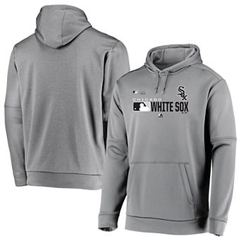 Men's Majestic Gray/Gray Chicago White Sox MLB Authentic Players Pullover Hoodie