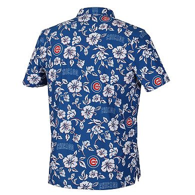 Men's�Reyn Spooner Blue Chicago Cubs Pua Performance Polo