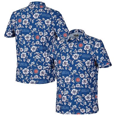 Men's�Reyn Spooner Blue Chicago Cubs Pua Performance Polo